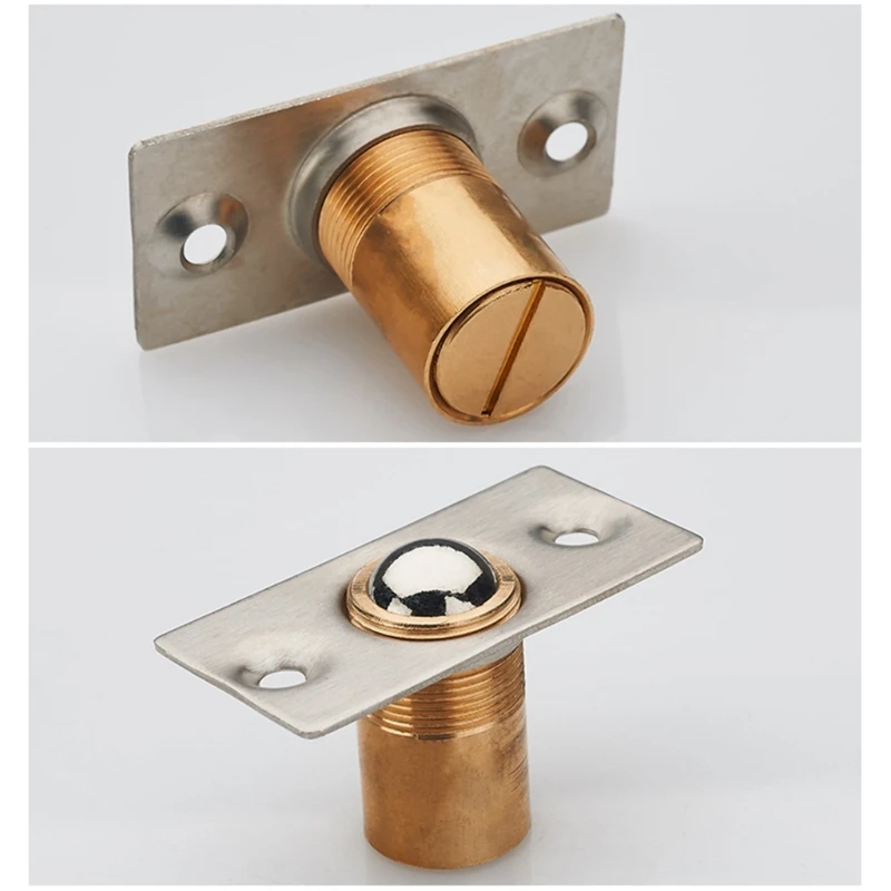 2 Pack Closet Door Ball Catch Holder Latches Hiddens Door Stop Closet Bathroom