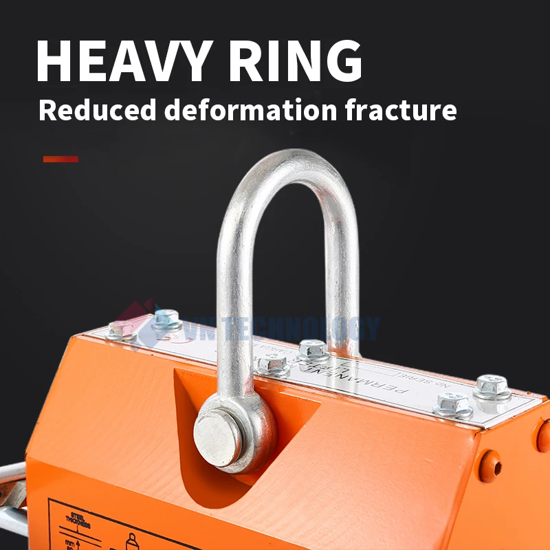 100/200/400/600KG Permanent magnet lifter,Strong Magnetic Crane powerful magnetic lifting permanent magnet suction cup
