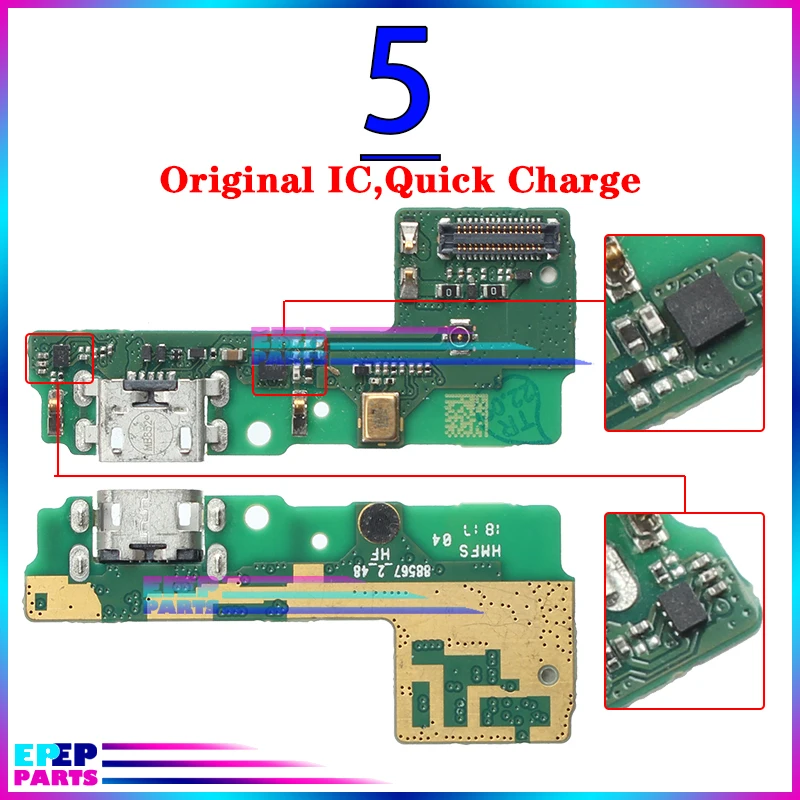 Charger Port Jack Dock Connector Flex Cable for Xiaomi Redmi Note 5 5A 5Plus 6 6A 7 7A 7S Pro Charging Board Module Usb Part
