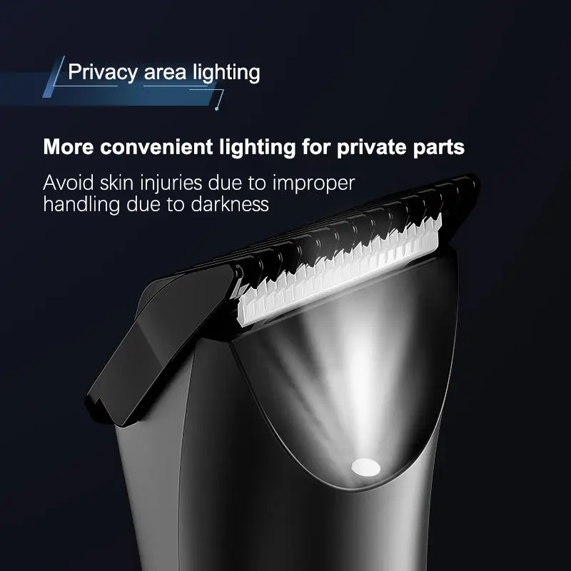 Men's Hair Removal Intimate Areas Places Trimmer Waterproof Haircut Razor Groin Epilator Bikini Safety Clipper Razor Shaver