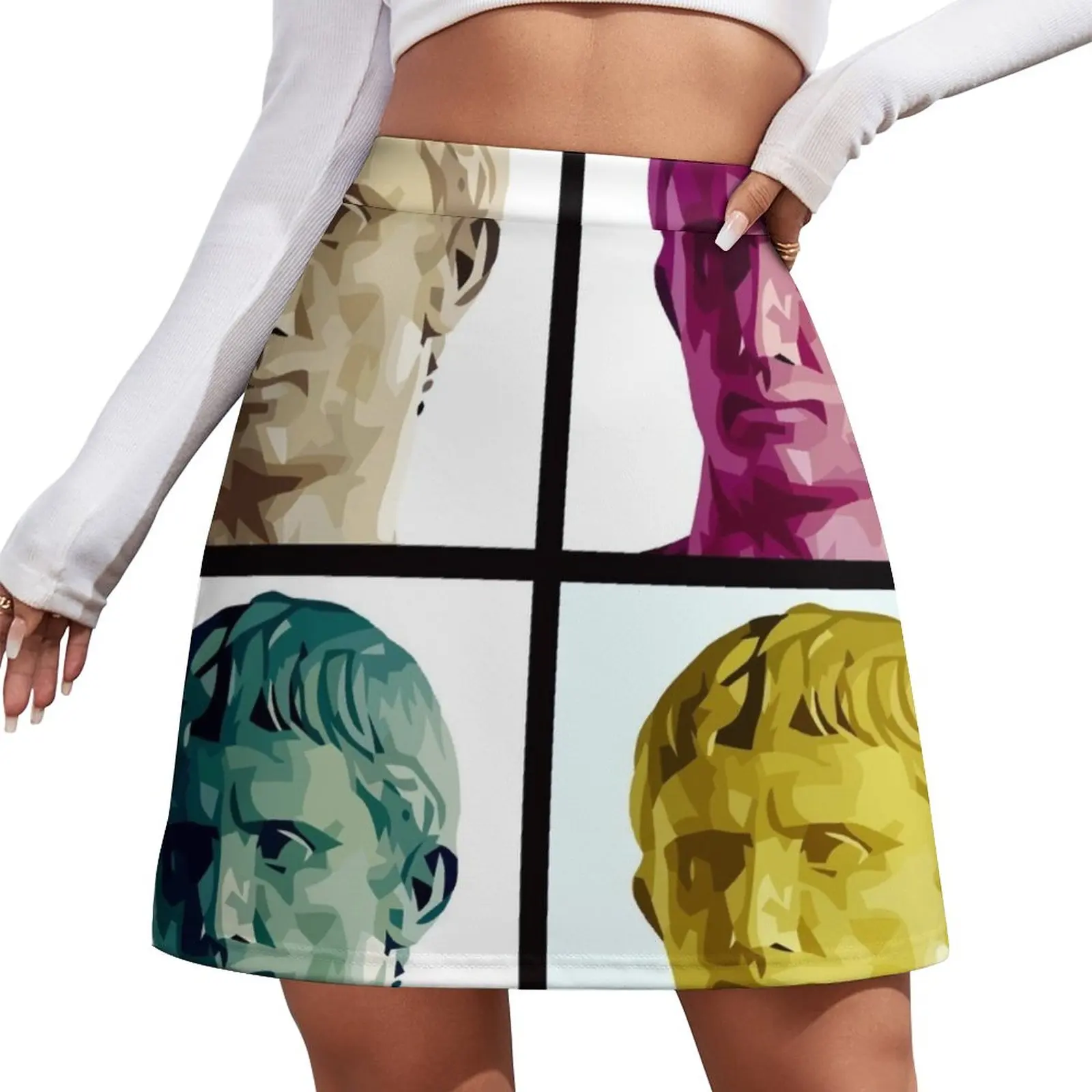 Imperator Augustus pop art Mini Skirt mini skirt for women Clothing female skirts for womans Women's skirts