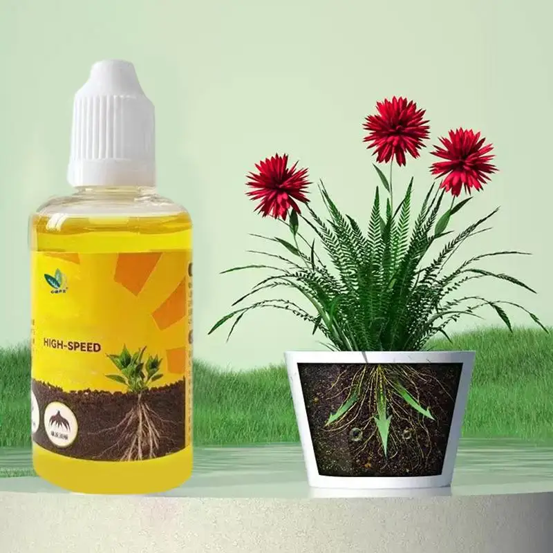 Plant root nutrient solution Rapid rooting fertilizer Liquid root fertilizer Rapid rooting fattening organic fertilizer plant fertilizing concentrate plant root stimulator
