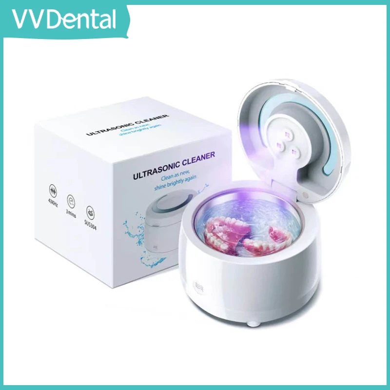 

VVDental Ultrasonic Dentures Cleaner Multifunctional Cleaner 28W Sonicator Jewelry Glasses Watch Cleaning Machine
