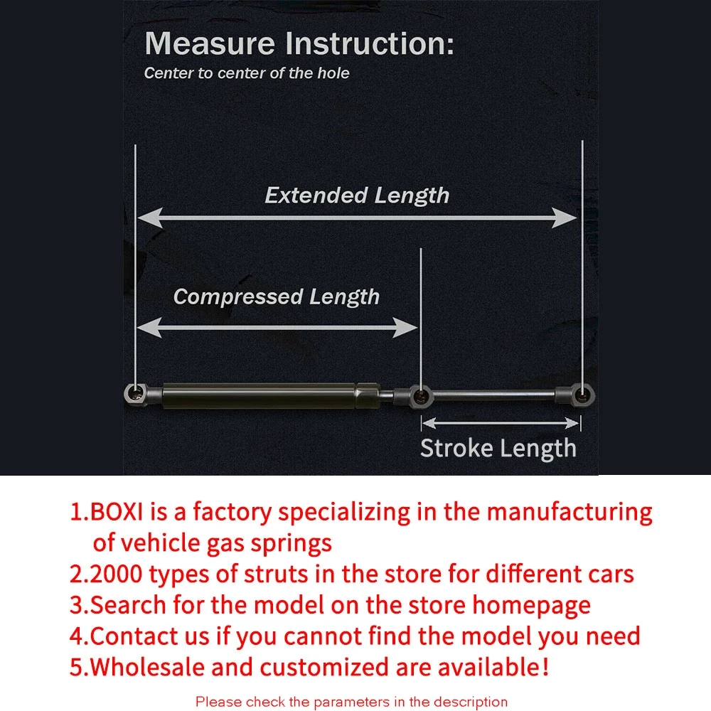 BOXI 2 Pcs Trunk Lift Supports For Lexus SC430 2000-2010 Base Convertible Trunk With Spoiler PM1010, 6453024052, Lift Supports - Canada BOXI 2 Pcs Trunk Lift Supports For Lexus SC430 2000-2010 Base Convertible Trunk With Spoiler PM1010, 6453024052, Lift Supports - Canada