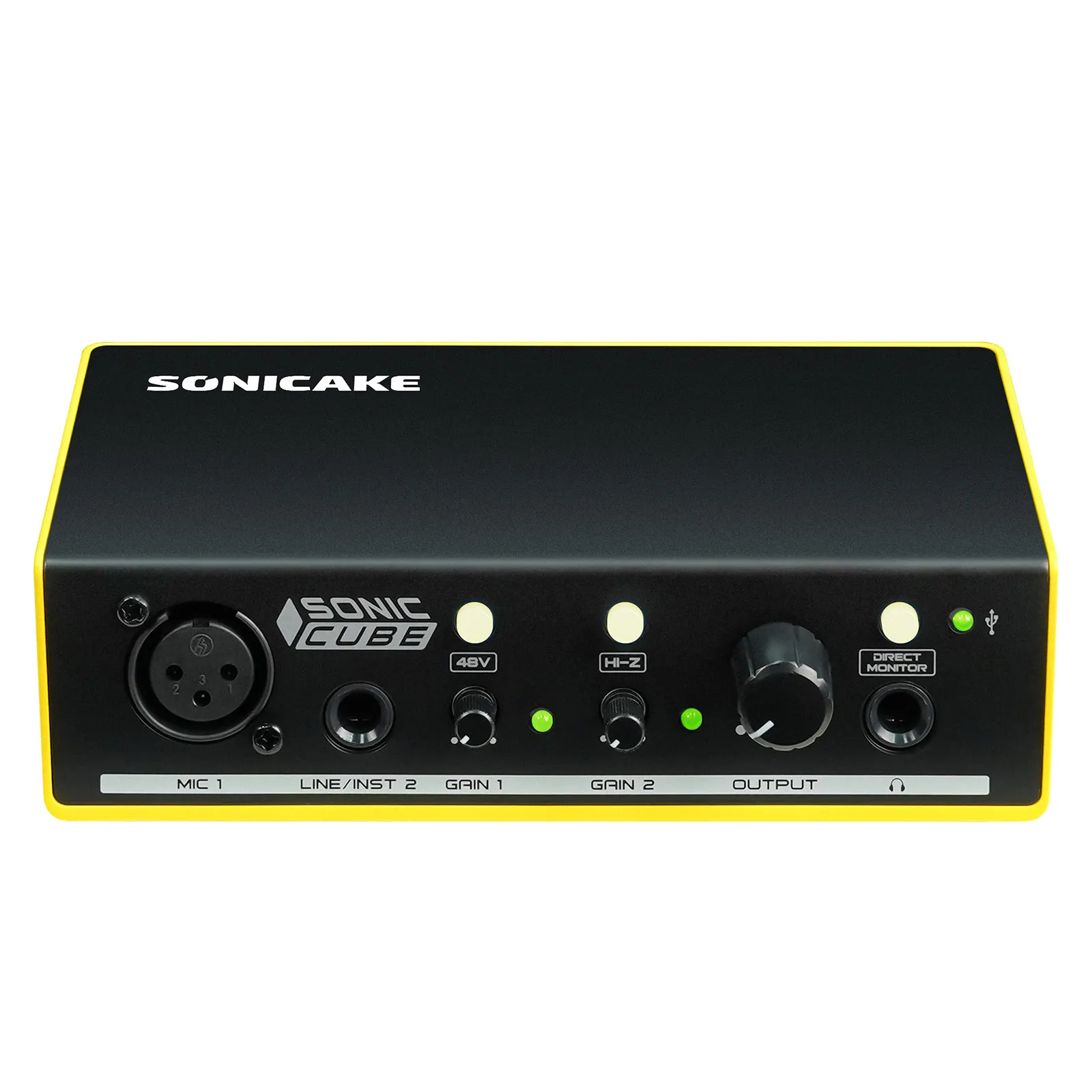 Sonic Cube Dual-Channel Professional Audio Interface High-Quality Analog Preampl