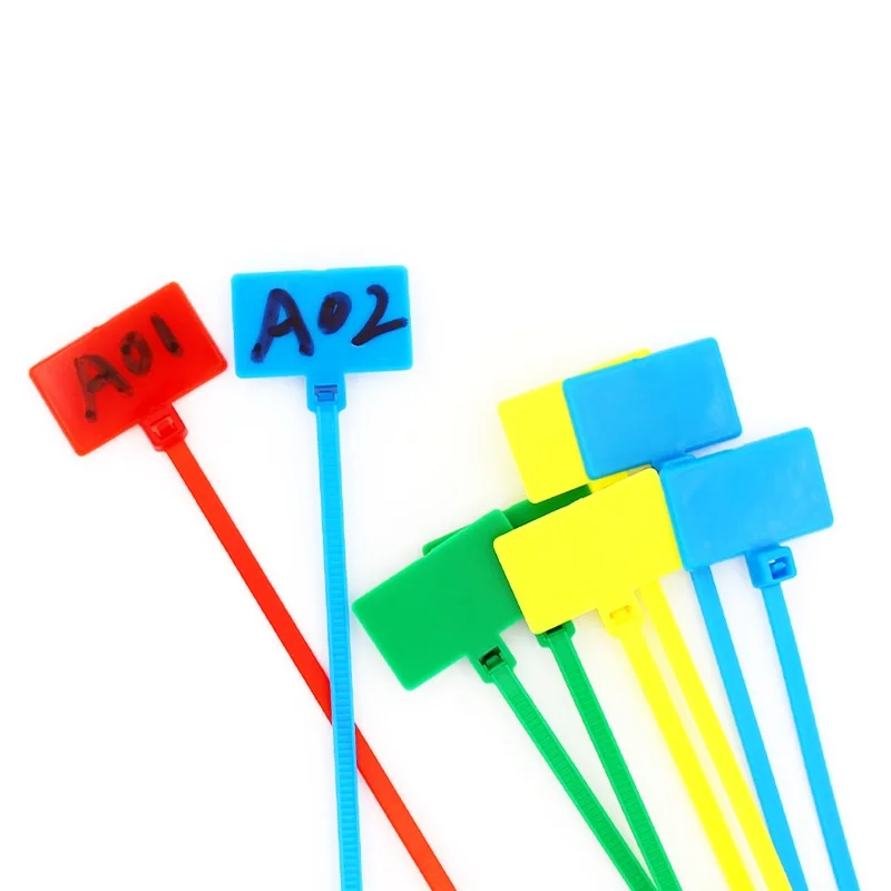 Description Picture 3 of itemNylon Cable Tie Plastic Loop Ties Markers Tag Cable Self-locking Zip Ties Office Plastic Loop Ties Wire Wraps Fixing Straps