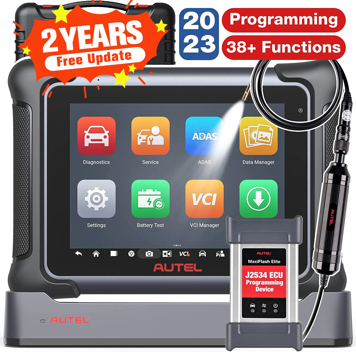 Autel-Maxisys-Elite2-Intelligent-Diagnostics-OBD2-Scanner-J2534-ECU ...