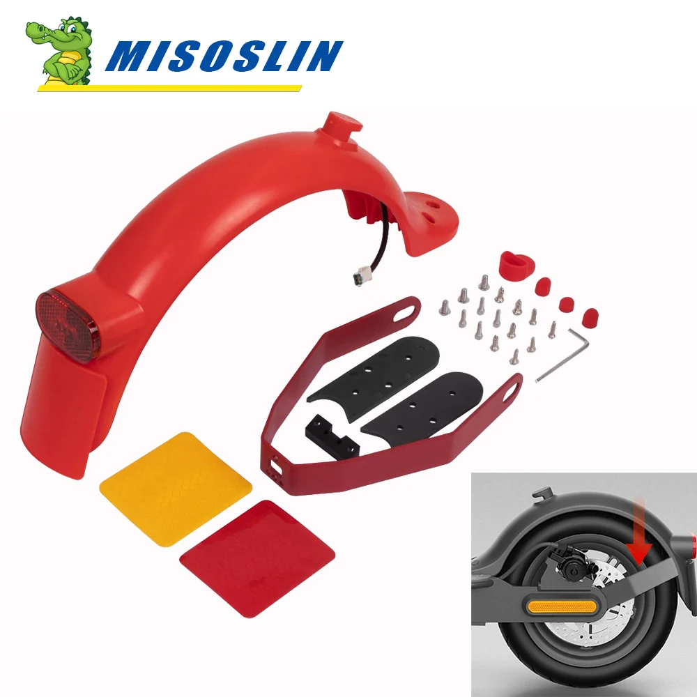Scooter Elettrici Parafango Posteriore Parafango Staffa Fanale Posteriore Set Parti Con Gap Cover Pad Per Xiaomi M365 Pro 2 1S Scooter Elettrico