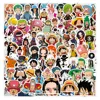 100pcs/Set ONE PIECE Anime Cartoon Stickers Decal For Luggage Notebook Helmet Decal Computer Refrigerator Skateboard Trunk 1