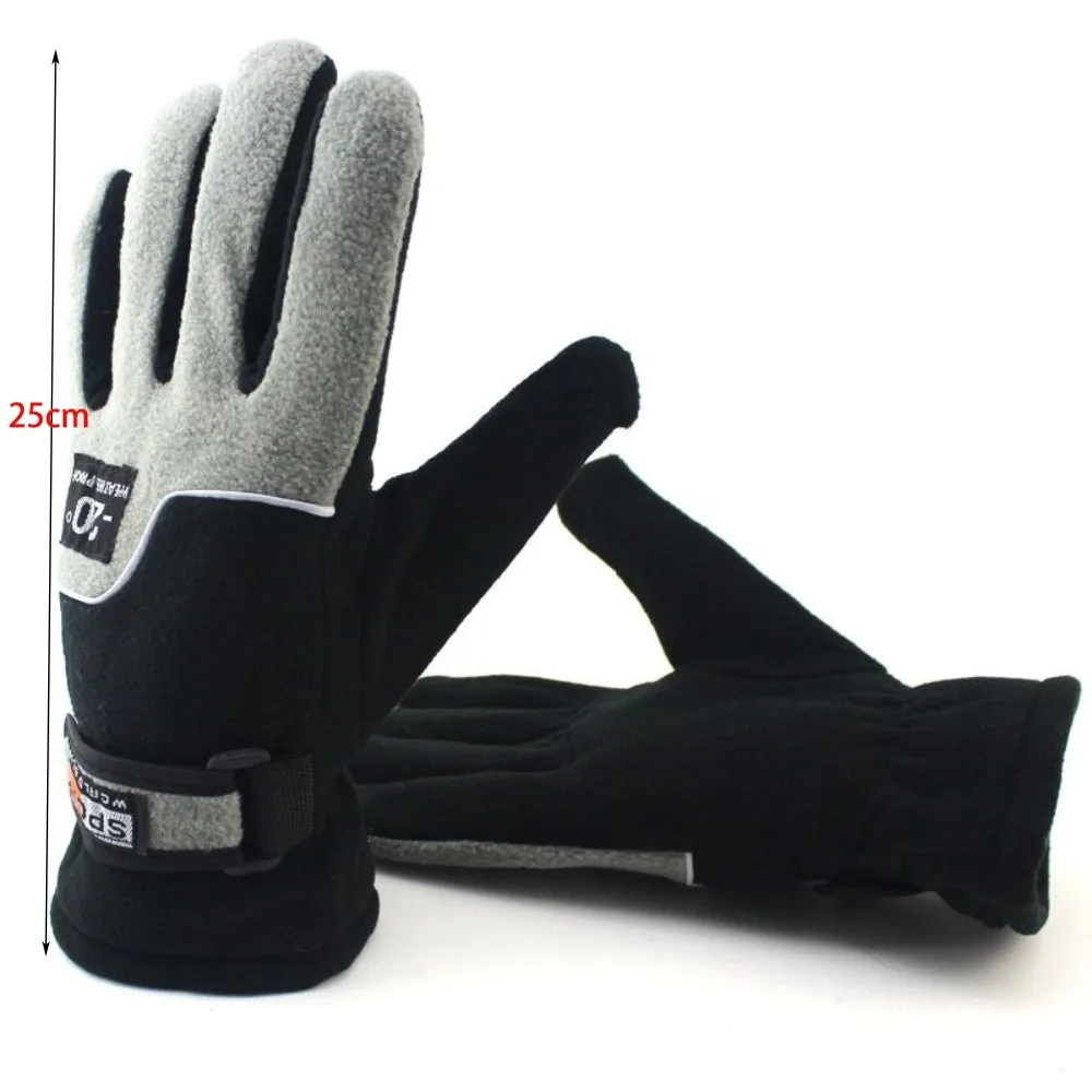 Polar Fleece Winter Gloves Warm Full Finger Touch Screen Gloves Touchable Screen Coldproof Windproof Cold Proof Gloves