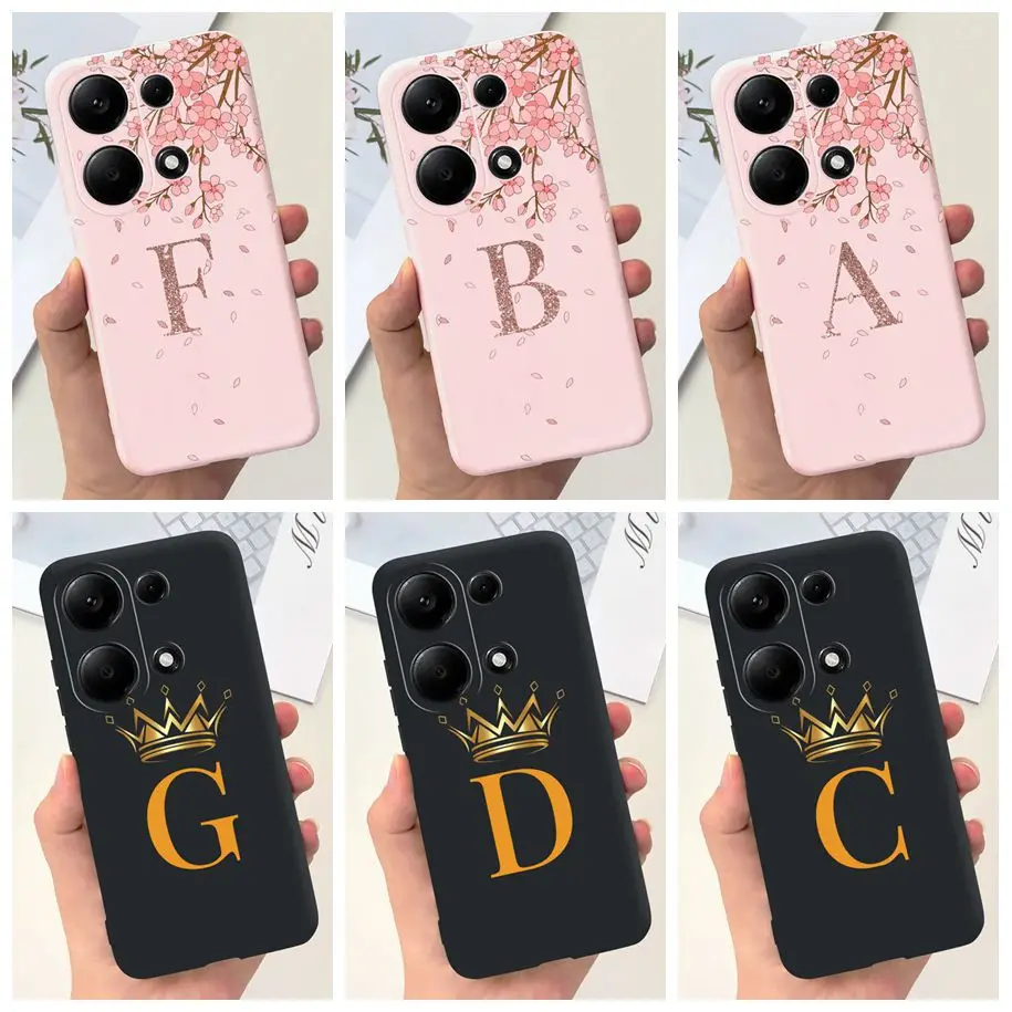 Chic Crown Letters Slim Silicone Soft Phone Case Cover