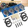 Motorcycle Fuel Carburetor Synchronizer Synchronizer Tool with Hose For 4 Cylinder Engines Machines Vacuum Balancer Gauge 1