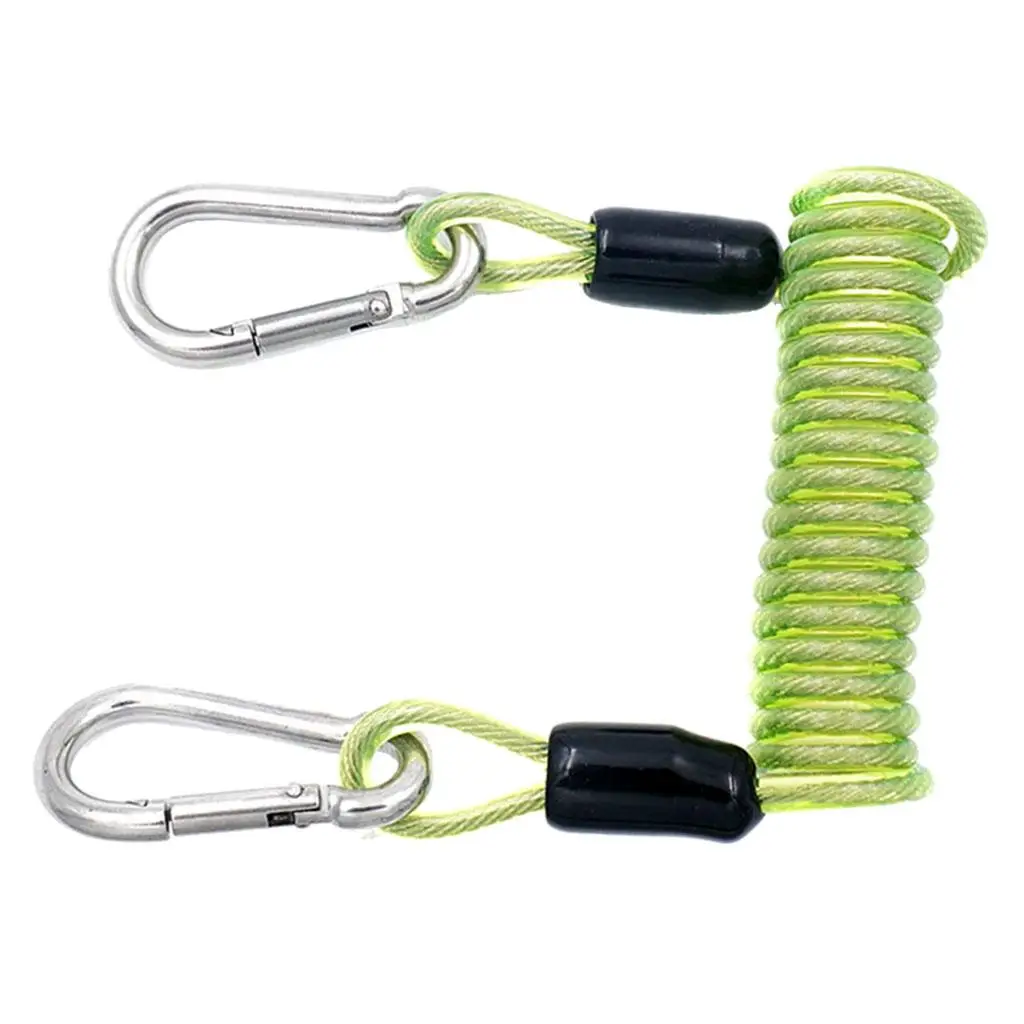 Professional Scuba Diving Dive 10cm Spiral Spring Coil Snap Clip Lanyard Professional Scuba Diving Dive 10cm Spiral Spring Coil Snap Clip Lanyard