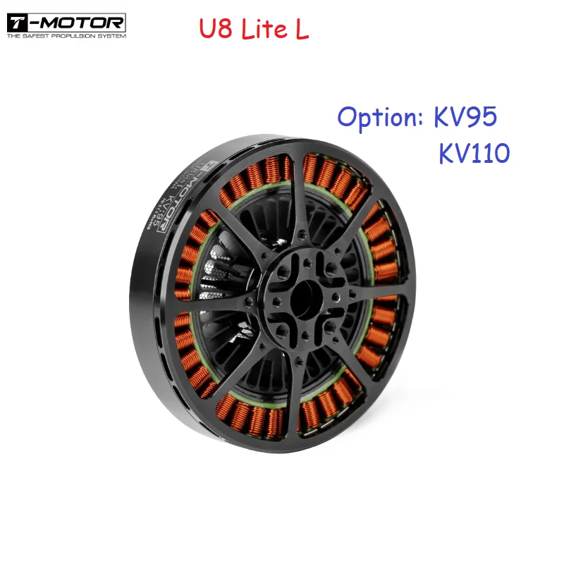 

T-motor U8 Lite L KV95/KV110 Outrunner Brushless Motor U Efficiency Type Powerful For RC Drone Multirotor VTOL UAV Quadrotor