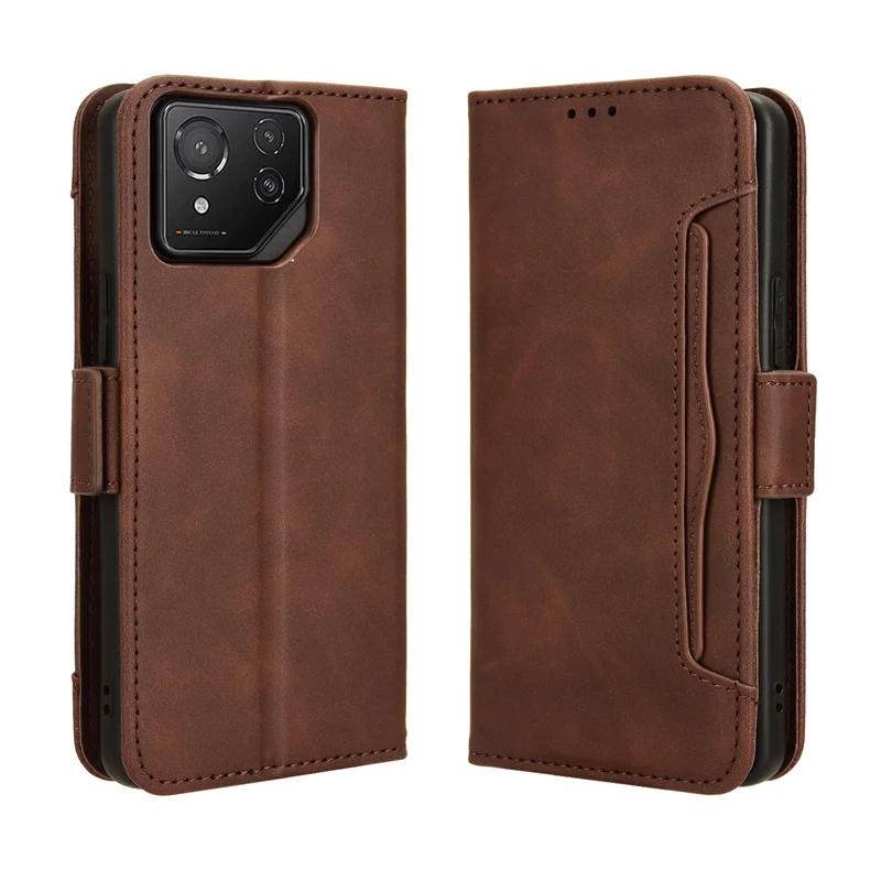 Per Asus Rog Phone 8 Cover Leather Pu Portafoglio Tipo Multi-Card Slot Book Design Case Per Asus Rog 8 Pro Phone Bags