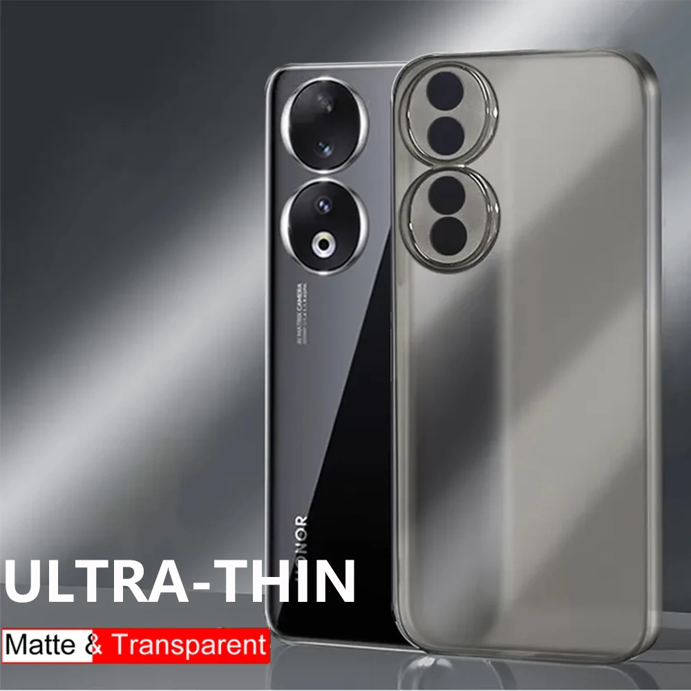 Custodia In Silicone Ultra Sottile Da 0.3Mm Per Huawei Honor 90 70 50 80 Pro Se Cover Posteriore Morbida Opaca Trasparente Sottile Shell Candy Color T