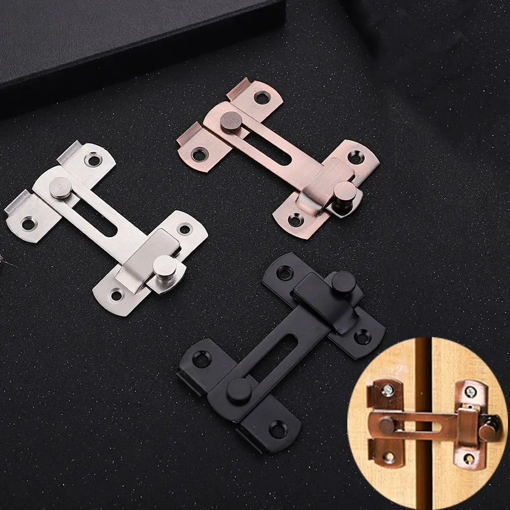 Description Picture 2 of itemHardware Furniture Padlock Clasp Security Silent Gate Buckle Screws Window Catch Lock Door Bolt Hasp Cabinet Catches