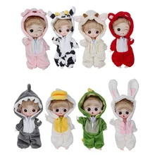 

NEW Mini 4/8 PCS Doll Ball-jointed Boy Girl Doll Curly Wig With Cute expression Face 10cm Surprise Dolls Toys Gift For Girls