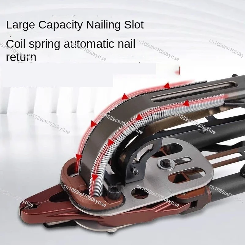 버드 케이지 네일건 C50 전문가용 수동 돼지 링 클램프 스톤 케이지 고정 C링 네일건, 케이지 펜스 연결에 사용