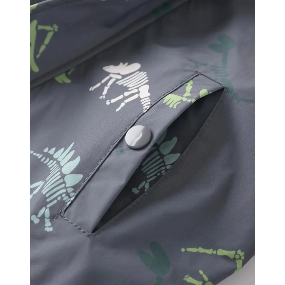 New Dinosaur Children's Jackets Winter Cartoon Fashion Warm Boys Cotton Clothes Cotton Hooded Coat Kid's Clothing