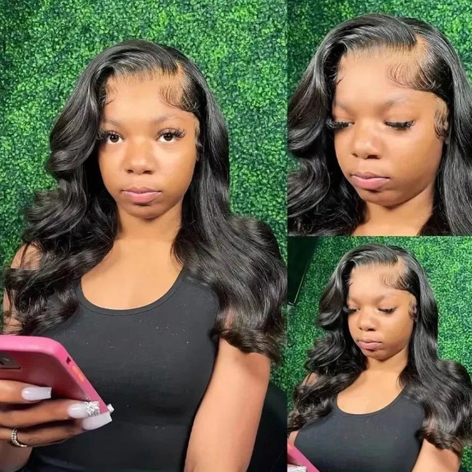 Short Bob Wig 100% Human Hair 200% Density Vietnam Virgin Raw Human Hair Body Wave 13x4 Lace Frontal Bob Wig Remy for Women