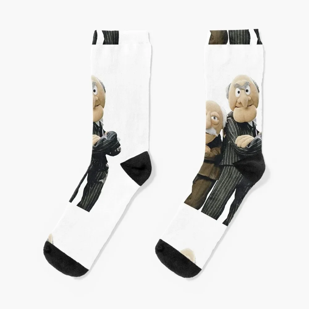 

Statler and Waldorf Socks happy hiphop Socks For Men Women's