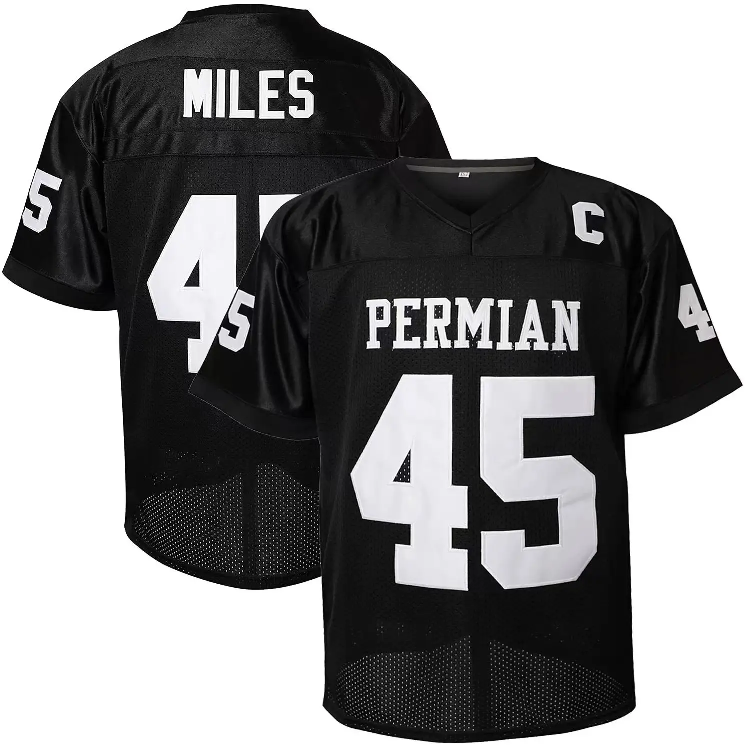 Kozlík mil #45 permian americký fotbal sport dres košile výšivka šicí outdoorové sportswear volné oblečení vysoký kvalita