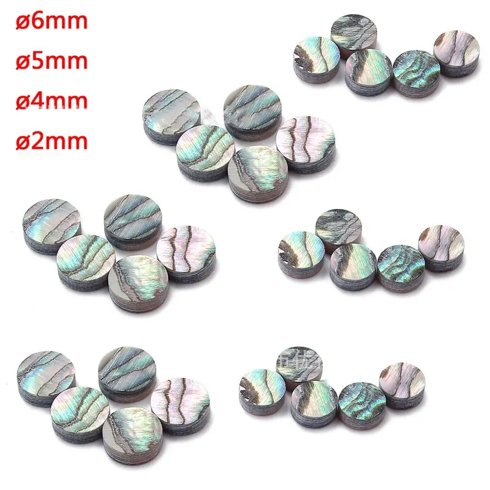 10pcs 2/3/4/5/6*2mm Parts Guitar Fretboard Fingerboard Pearl Shell Dots Abalone Inlay Dots Abalone Dots Punctuation Point