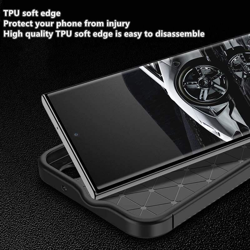 Enhanced Product Title: Shockproof TPU Protective Cover for Samsung Galaxy S24 Ultra and S24 Plus