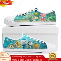 Cartoon Octonauts Team Custom Low Top Sneakers Womens Mens Teenager High Quality Shoes Casual Tailor-Made Canvas Sneaker Shoe 1