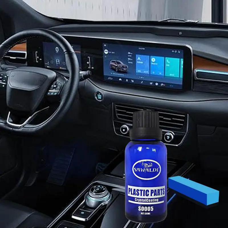 

Car Plastic Restorer Universal Cleaning Leather Polish Auto Interior Restorer Car Care Supplies for Wheel Seat Bumper Dashboard