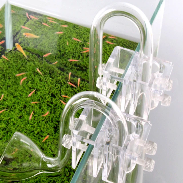 Supporto Per Tubi Acquario - 5 Fori, Trasparente, Fissaggio Sicuro