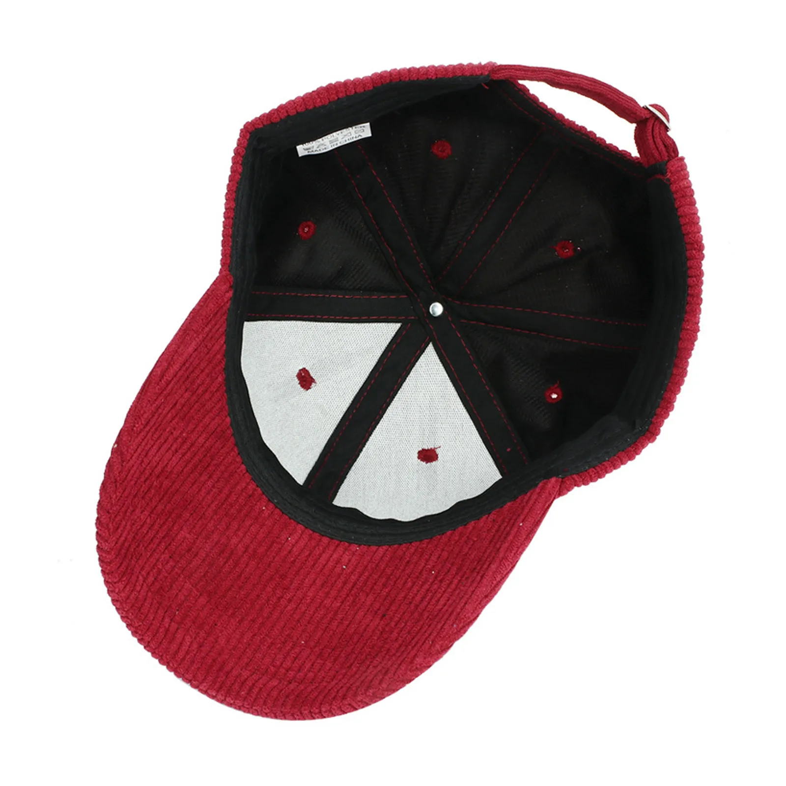 Corduroy Baseball Cap For Men Women Outdoor Warm Plush Sports Pink Hats Autumn Winter Breathable Peaked Cap Baseball Hat For Men 6