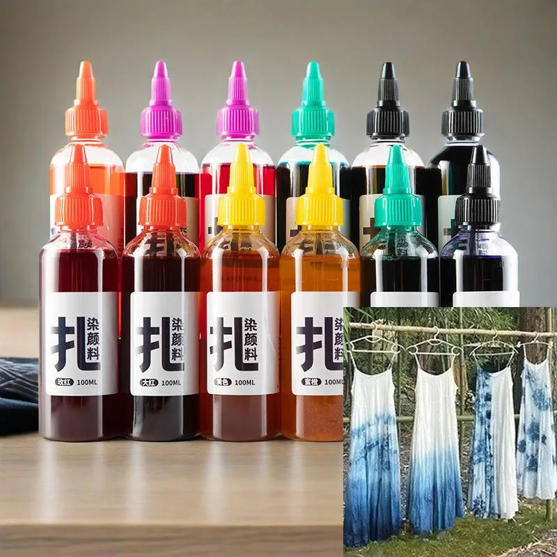 Non Boiling Tie Dye Pigments for Kids Handmade DIY Clothing Fabric