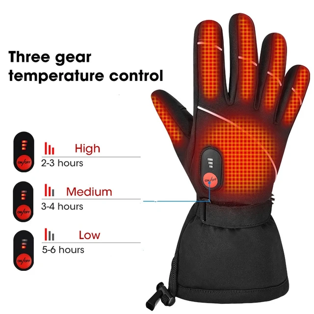 Savior – gants chauffants en cuir avec batterie Rechargeable, pour homme et  femme, accessoire de sport, de neige, ski, peau de chèvre, 2022 Touch,  tendance, hiver - AliExpress