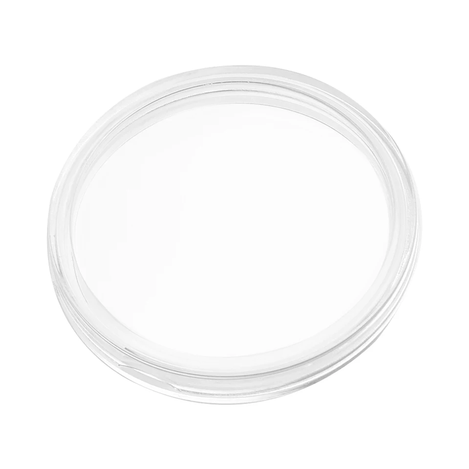 40 stuks doorzichtige muntcapsules, verstelbare pakkingen voor 16-46 mm