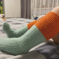 2-12 Year Wool Socks Girl Stitch Kids Baby Girls Children's Boys Sock Cute Toddler Warm Winter Woman Leggings Clothing 3