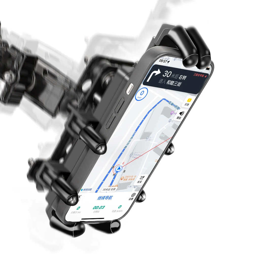 GUB P60 P70 Motorcycle Bike Mobile Phone Holder MTB Road Bicycle E Bike Handlebar Phone Mount Stand 360-Drgee Rotatable