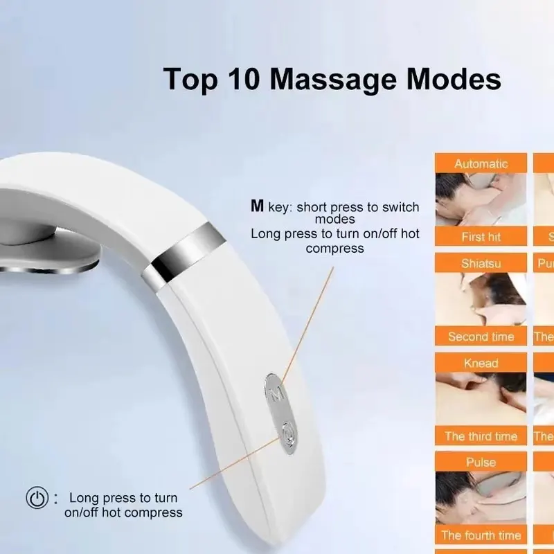 Cervical Spine Massager Intelligent Charging Instrument Gift for Shoulder And Neck Massage