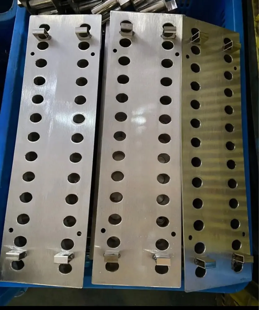 Stainless Steel 304 Popsicle Stick Aligner Popsicle Mold Stick Aligner 28 Cavities Holders Brazil Style