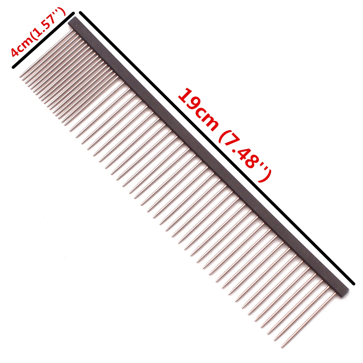 Aluminum Alloy Pet Grooming Brush - Knot Massage & Hair Cleaning Tool