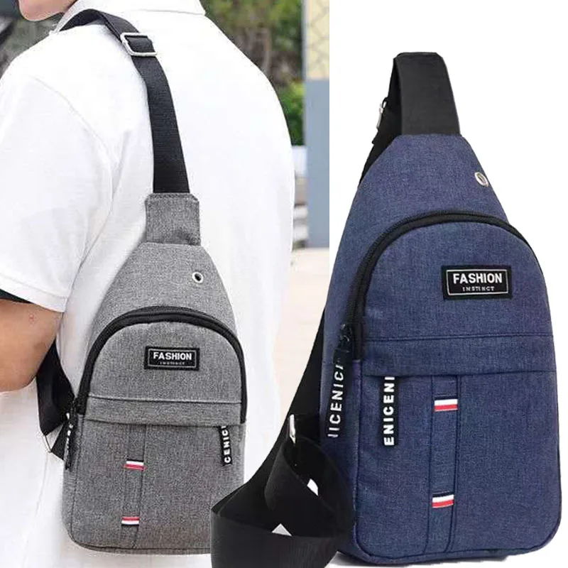Chest Bag Men's One Shoulder Crossbody Bag Large Capacity Outdoor Sports And Leisure Fashion Small Shoulder Large Capacit