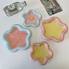 New Cat ceramic bowl cute weet cat food bowl large caliber anti knock home aesthetic decoration desktop ornament display plate 3