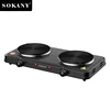 2000W Double Stove Cooker Adjustable temperature Multifunctional household Kitchen double pot electric stove cooking stove 4