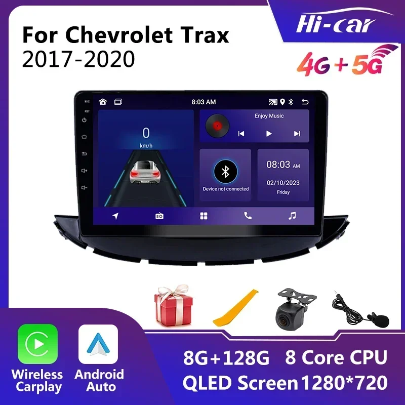 

2 Din Android Car Stereo Receiver for Chevrolet Trax 2017-2020 Car Radio GPS WIFI Carplay Navigation Multimedia Player Head Unit