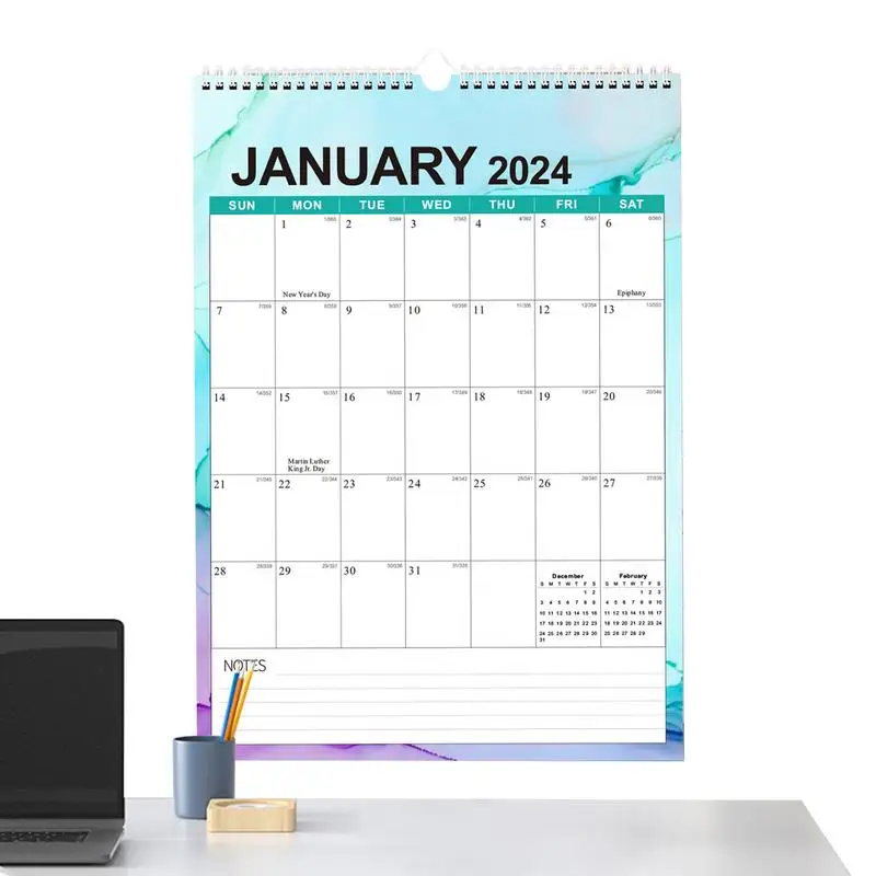 

Календарь-планировщик на январь 2024 года по июнь 2024 года