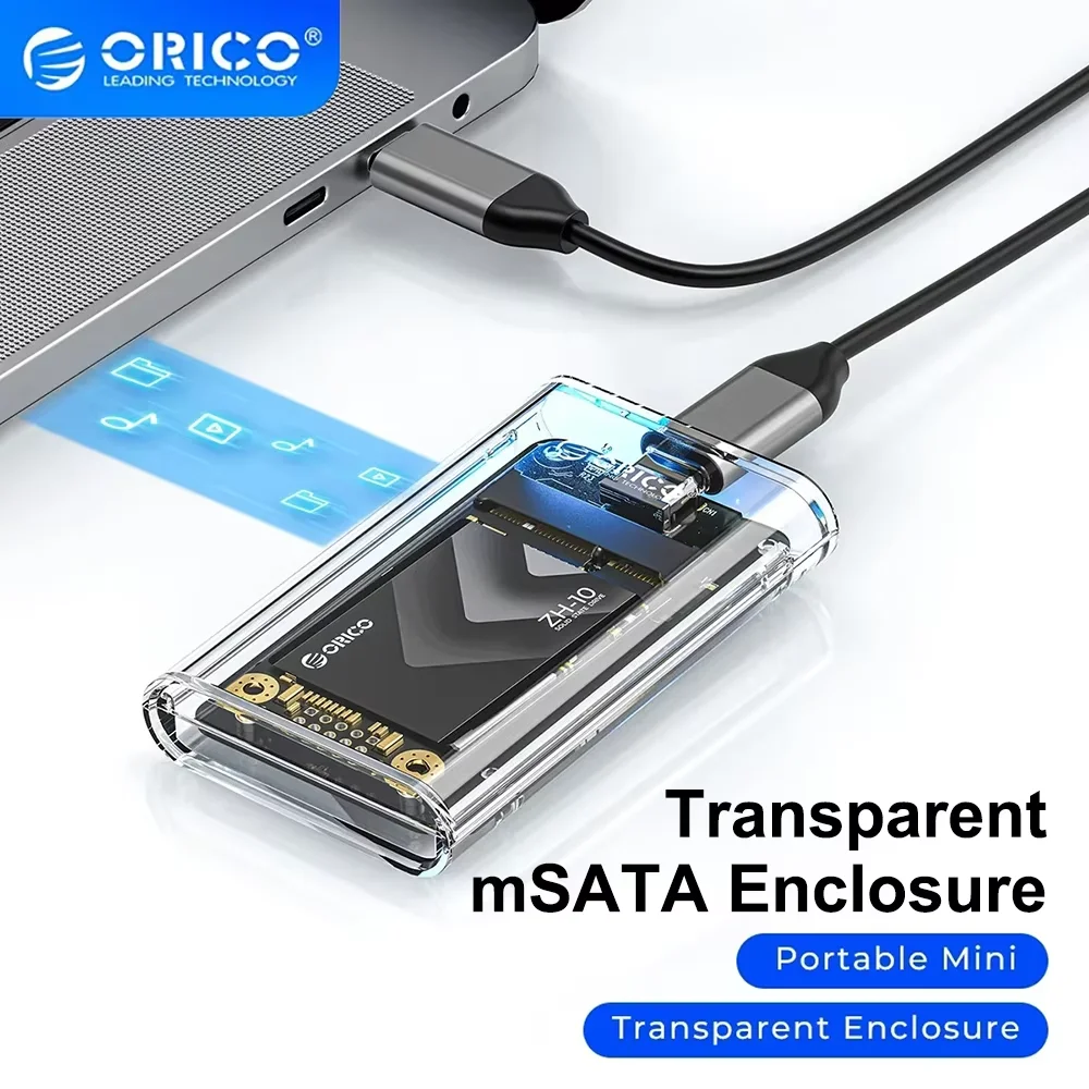 ORICO mSATA SSD 인클로저 USB C 3.2 Gen1 SSD 케이스 어..