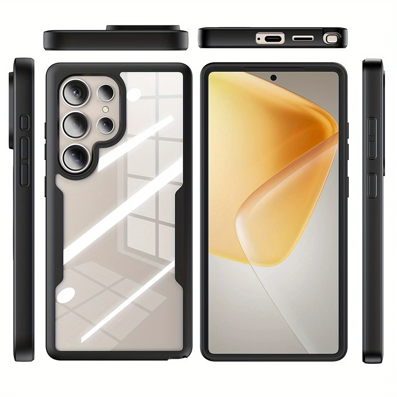 360° Full Body Shockproof Dual Layer Phone Case with Built-in Screen Protector