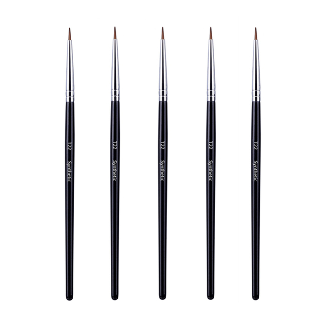 Pcs Brow Contour Makeup Brushes Eyebrow Eyeliner Brush Professional Super Thin Angled Liner Eye Brush Make Up Tools