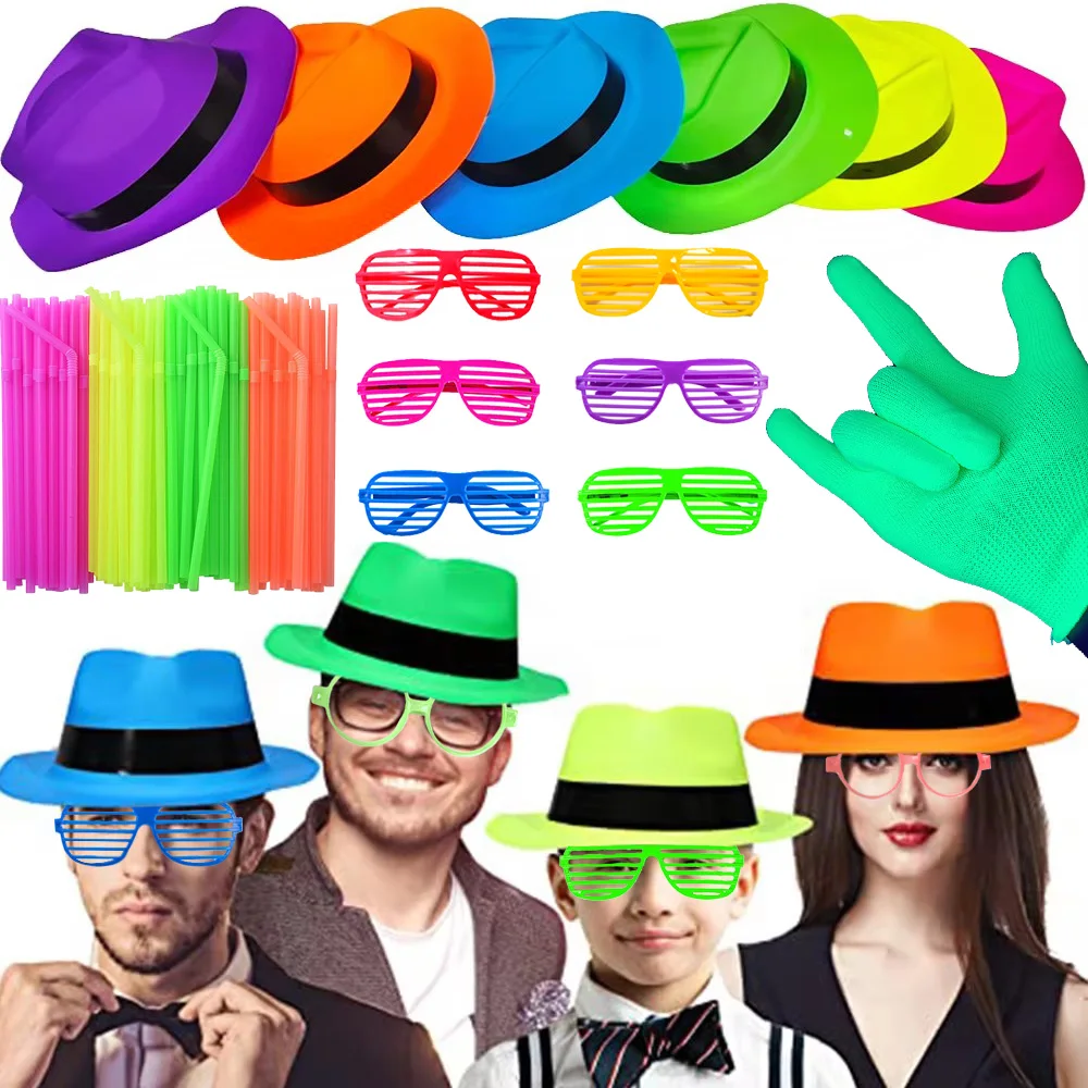 Neon Party Hat UV Glow